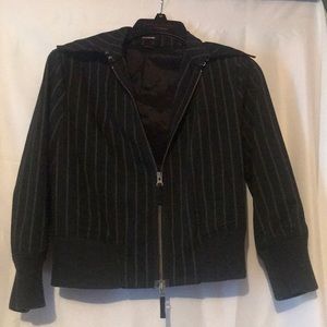 EXPRESS Black with white stripes jacket